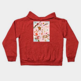 Christmas Dinner Kids Hoodie